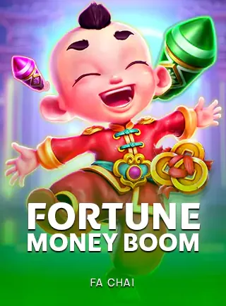 ปกเกมสล็อต Fortune Money Boom ค่าย Fa Chai เด็กน้อยถือพลุและอัญมณี ในหน้านี้