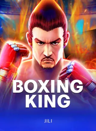 ปกเกมสล็อต Boxing King ค่าย Jili นักมวยสวมนวมแดง ในหน้านี้