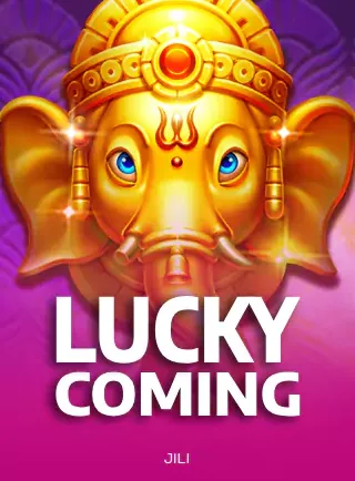 ปกเกมสล็อต Lucky Coming ค่าย Jili รูปปั้นช้างพระพิฆเนศสีทอง ในหน้านี้