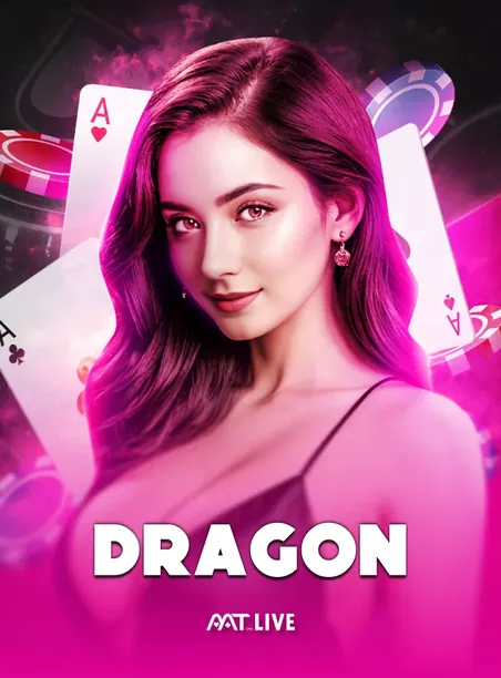 โต๊ะคาสิโนสด Dragon ดีลเลอร์หญิงผมสีชมพูกับไพ่ที่โต๊ะบาคาร่า ในหน้านี้